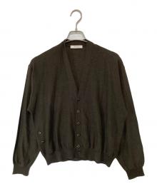 LEMAIRE（ルメール）の古着「TWISTED CARDIGAN（ツイストカーディガン）　PO0023 LK087-26SS」｜ブラウン