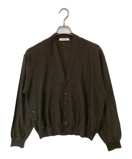 LEMAIRE（ルメール）LEMAIRE (ルメール) TWISTED CARDIGAN（ツイストカーディガン）　PO0023 LK087-26SS ブラウン サイズ:Mの古着・服飾アイテム