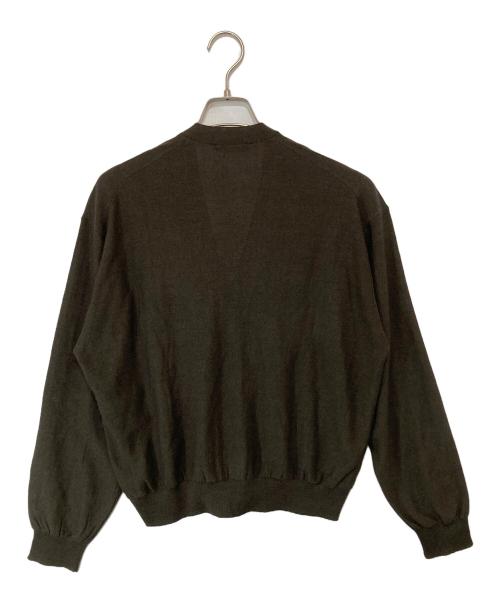 LEMAIRE（ルメール）LEMAIRE (ルメール) TWISTED CARDIGAN（ツイストカーディガン）　PO0023 LK087-26SS ブラウン サイズ:Mの古着・服飾アイテム