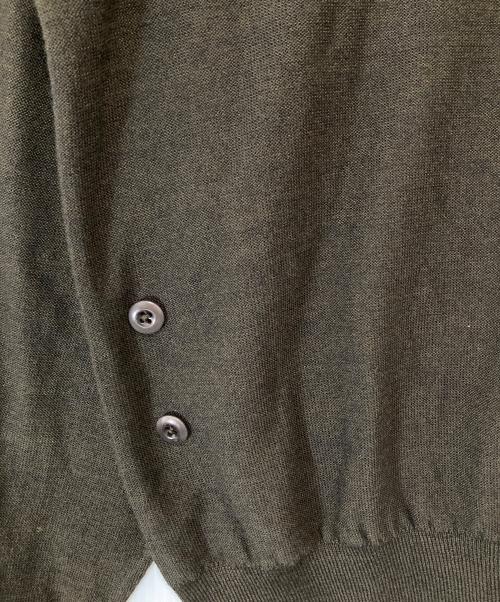 LEMAIRE（ルメール）LEMAIRE (ルメール) TWISTED CARDIGAN（ツイストカーディガン）　PO0023 LK087-26SS ブラウン サイズ:Mの古着・服飾アイテム