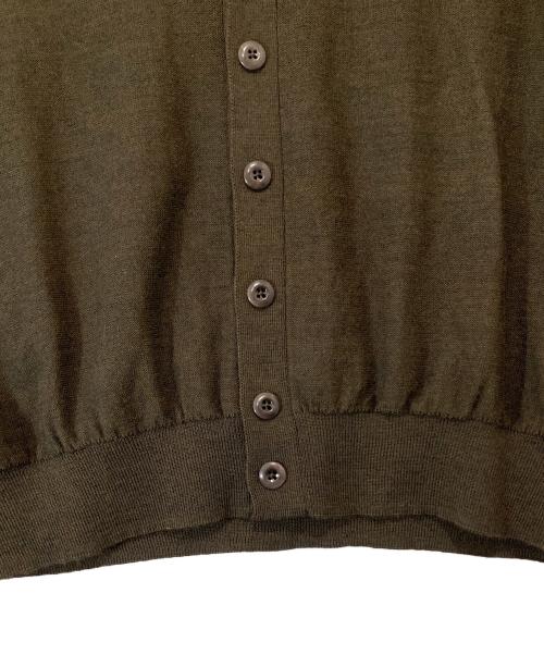 LEMAIRE（ルメール）LEMAIRE (ルメール) TWISTED CARDIGAN（ツイストカーディガン）　PO0023 LK087-26SS ブラウン サイズ:Mの古着・服飾アイテム