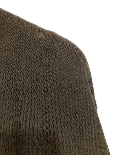 LEMAIRE（ルメール）LEMAIRE (ルメール) TWISTED CARDIGAN（ツイストカーディガン）　PO0023 LK087-26SS ブラウン サイズ:Mの古着・服飾アイテム