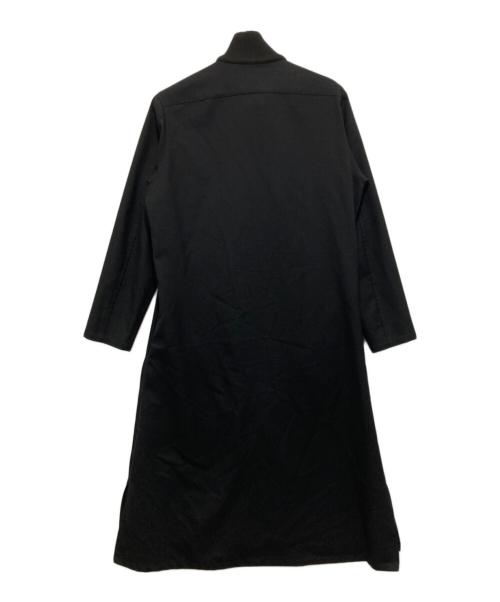GROUND Y（グラウンドワイ）GROUND Y (グラウンドワイ) ダブルジップロングジャケット ブラック サイズ:3の古着・服飾アイテム
