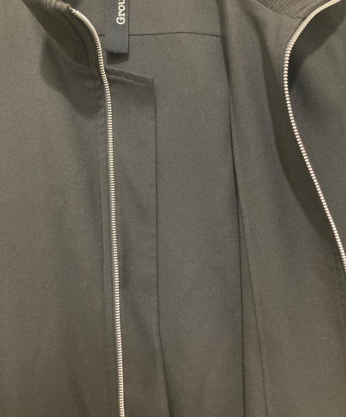 GROUND Y（グラウンドワイ）GROUND Y (グラウンドワイ) ダブルジップロングジャケット ブラック サイズ:3の古着・服飾アイテム