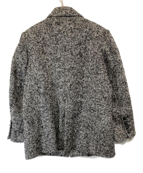 sheller（シェリエ）sheller (シェリエ) ヘリンボーンオーバーサイズジャケット　SHJ250902 グレー サイズ:FREEの古着・服飾アイテム