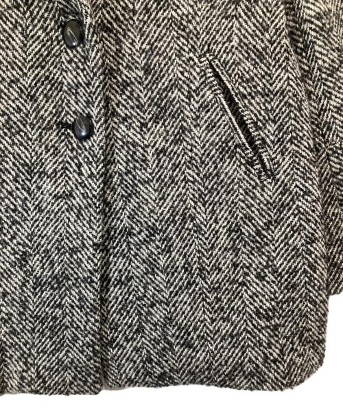 sheller（シェリエ）sheller (シェリエ) ヘリンボーンオーバーサイズジャケット　SHJ250902 グレー サイズ:FREEの古着・服飾アイテム