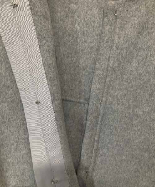 sheller（シェリエ）sheller (シェリエ) 2wayスリーブファーショートコート グレー サイズ:FREEの古着・服飾アイテム