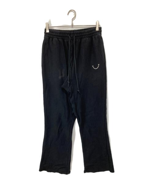 READYMADE（レディメイド）READYMADE (レディメイド) FLARE SWEAT PANTS (SMILE / BLACK)　フレアスウェットパンツ（スマイル/ブラック）　RE-CO-BK-00-00-248 ブラック サイズ:Sの古着・服飾アイテム