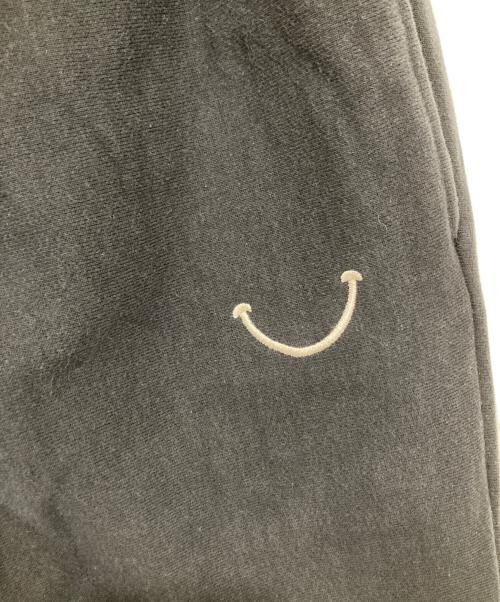 READYMADE（レディメイド）READYMADE (レディメイド) FLARE SWEAT PANTS (SMILE / BLACK)　フレアスウェットパンツ（スマイル/ブラック）　RE-CO-BK-00-00-248 ブラック サイズ:Sの古着・服飾アイテム