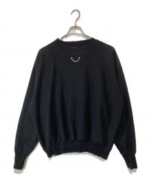 READYMADE（レディメイド）の古着「MOCK NECK SWEAT SHIRT　モックネックスウェットシャツ」｜ブラック