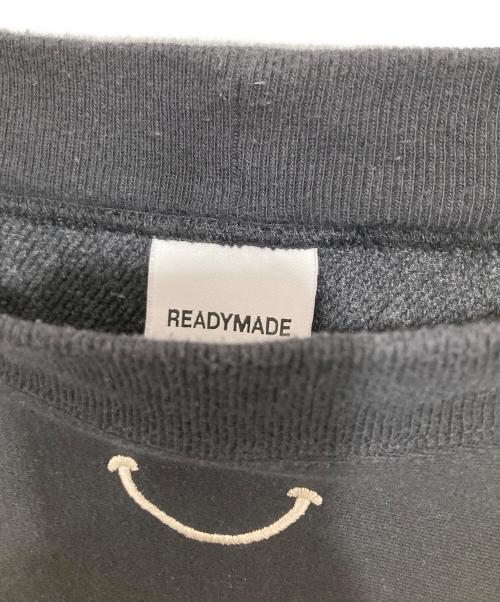 READYMADE（レディメイド）READYMADE (レディメイド) MOCK NECK SWEAT SHIRT　モックネックスウェットシャツ ブラック サイズ:Mの古着・服飾アイテム