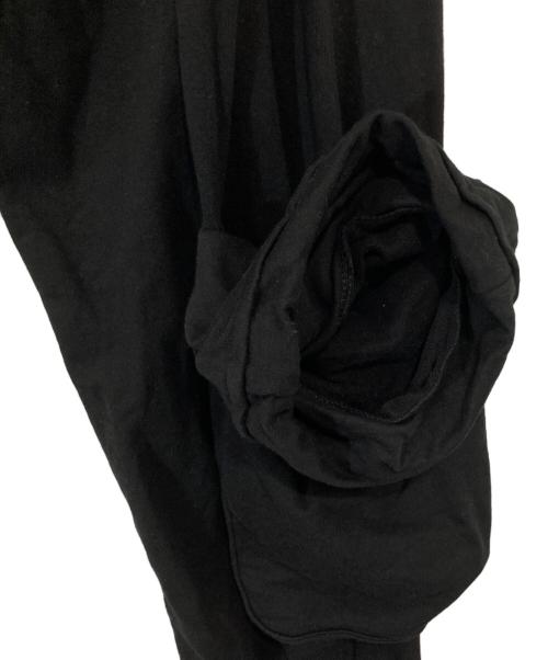 OPEN YY（オープンワイワイ）OPEN YY (オープンワイワイ) ROLLED WAIST Sweat CARGO PANTS　ロールドウエストスウェットカーゴパンツ　YY261PT010 ブラック サイズ:Sの古着・服飾アイテム