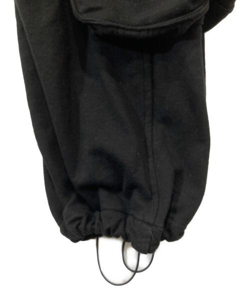 OPEN YY（オープンワイワイ）OPEN YY (オープンワイワイ) ROLLED WAIST Sweat CARGO PANTS　ロールドウエストスウェットカーゴパンツ　YY261PT010 ブラック サイズ:Sの古着・服飾アイテム