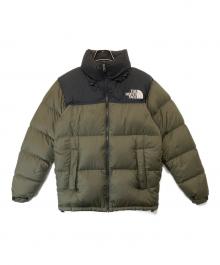 THE NORTH FACE（ザ ノース フェイス）の古着「NUPTSE JACKET　ヌプシジャケット　ND91841」｜カーキ×ブラック