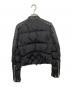 MONCLER (モンクレール) レザー切替 ライダース ダウンジャケット B20934587985 54155 ブラック サイズ:00：40000円
