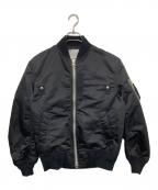 sacai×MADSAKIサカイ×マドサキ）の古着「Nylon Twill Blouson ナイロン ツイル ブルゾン 22-02880M」｜ブラック