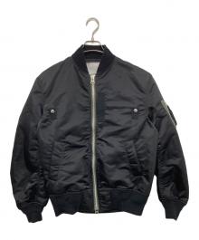 sacai×MADSAKI（サカイ×マドサキ）の古着「Nylon Twill Blouson ナイロン ツイル ブルゾン 22-02880M」｜ブラック