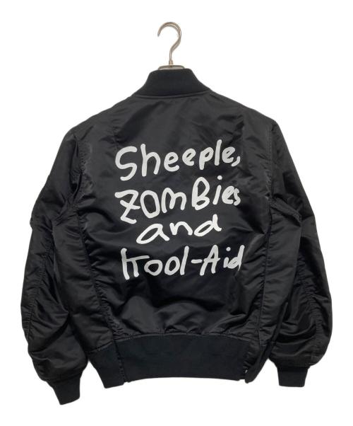 sacai（サカイ）sacai (サカイ) MADSAKI (マドサキ) Nylon Twill Blouson ナイロン ツイル ブルゾン 22-02880M ブラック サイズ:1の古着・服飾アイテム
