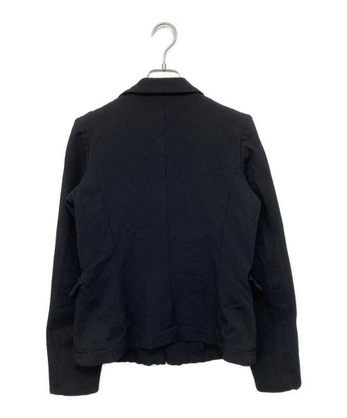 COMME des GARCONS COMME des GARCONS（コムデギャルソン コムデギャルソン）COMME des GARCONS COMME des GARCONS (コムデギャルソン コムデギャルソン) ポリ縮絨3Bジャケット RU-J081 ブラック サイズ:XSの古着・服飾アイテム