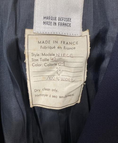 CELINE（セリーヌ）CELINE (セリーヌ) ダブルジャケット ネイビー サイズ:42の古着・服飾アイテム