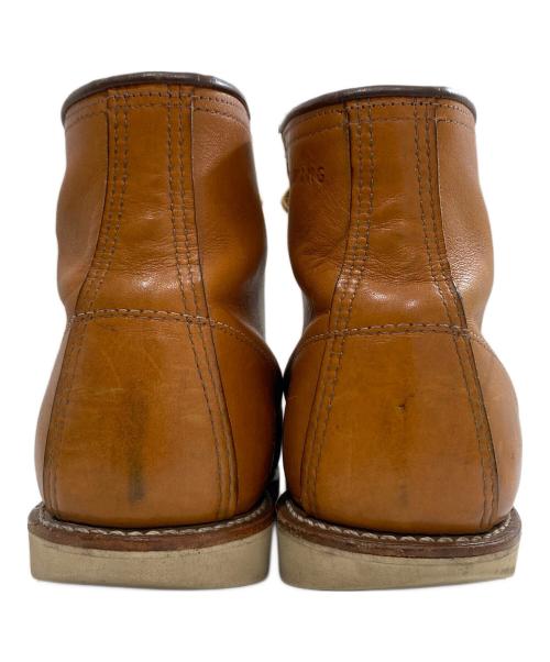 RED WING（レッドウィング）RED WING (レッドウィング) IRISH SETTER 6 MOC RED アイリッシュセッター シックス インチ モック レッド 9875 ブラウン サイズ:SIZE 8 1/2 D(26.5cm)の古着・服飾アイテム