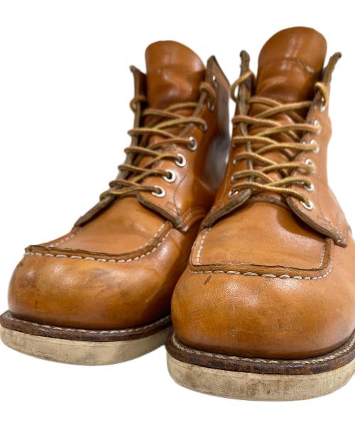 RED WING（レッドウィング）RED WING (レッドウィング) IRISH SETTER 6 MOC RED アイリッシュセッター シックス インチ モック レッド 9875 ブラウン サイズ:SIZE 8 1/2 D(26.5cm)の古着・服飾アイテム