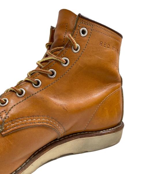 RED WING（レッドウィング）RED WING (レッドウィング) IRISH SETTER 6 MOC RED アイリッシュセッター シックス インチ モック レッド 9875 ブラウン サイズ:SIZE 8 1/2 D(26.5cm)の古着・服飾アイテム