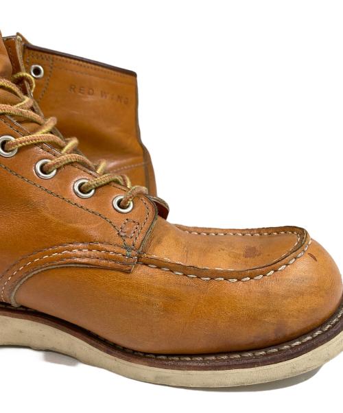 RED WING（レッドウィング）RED WING (レッドウィング) IRISH SETTER 6 MOC RED アイリッシュセッター シックス インチ モック レッド 9875 ブラウン サイズ:SIZE 8 1/2 D(26.5cm)の古着・服飾アイテム