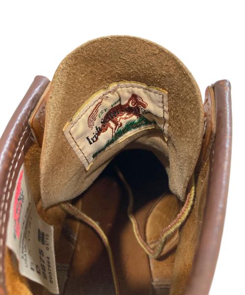 RED WING（レッドウィング）RED WING (レッドウィング) IRISH SETTER 6 MOC RED アイリッシュセッター シックス インチ モック レッド 9875 ブラウン サイズ:SIZE 8 1/2 D(26.5cm)の古着・服飾アイテム
