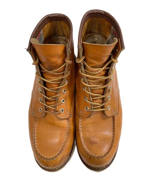 RED WING（レッドウィング）RED WING (レッドウィング) IRISH SETTER 6 MOC RED アイリッシュセッター シックス インチ モック レッド 9875 ブラウン サイズ:SIZE 8 1/2 D(26.5cm)の古着・服飾アイテム