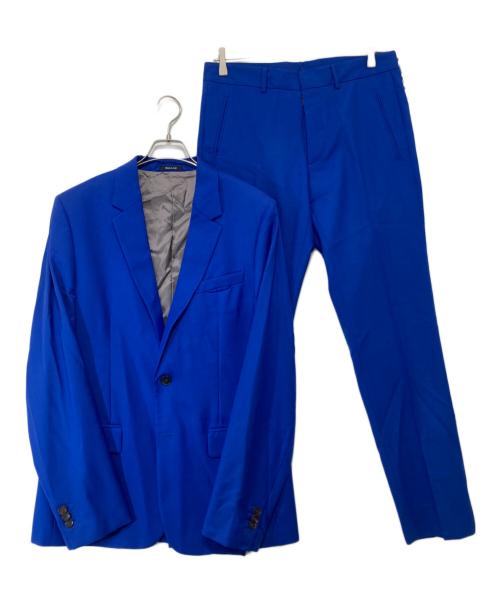 Maison Margiela（メゾンマルジェラ）Maison Margiela (メゾンマルジェラ) 14SS ウール 2ボタン テーラードジャケットセットアップ S50BN0234 Maison Martin Margiela メゾン マルタン マルジェラ ブルー サイズ:48の古着・服飾アイテム
