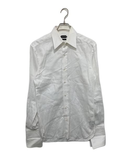 TOM FORD（トムフォード）TOM FORD (トムフォード) ドレスシャツ ホワイト サイズ:38/15の古着・服飾アイテム