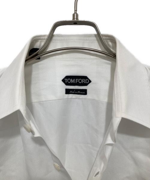 TOM FORD（トムフォード）TOM FORD (トムフォード) ドレスシャツ ホワイト サイズ:38/15の古着・服飾アイテム