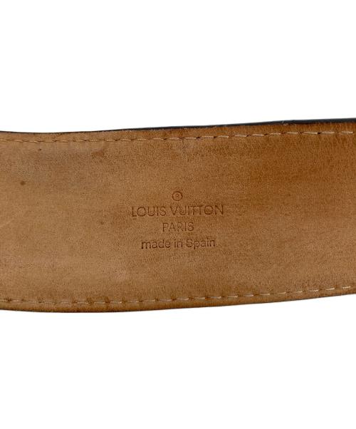 LOUIS VUITTON（ルイ ヴィトン）LOUIS VUITTON (ルイ ヴィトン) サンチュール ジーンズベルト M6812 ブラックの古着・服飾アイテム