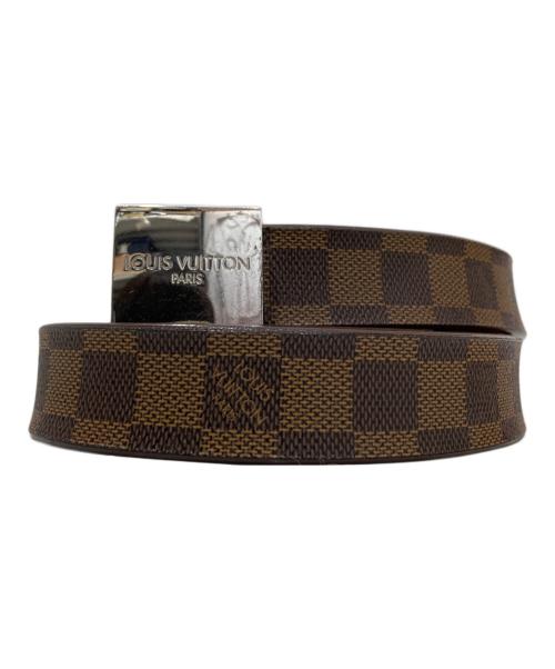 LOUIS VUITTON（ルイ ヴィトン）LOUIS VUITTON (ルイ ヴィトン) サンチュール キャレ ブラウンの古着・服飾アイテム