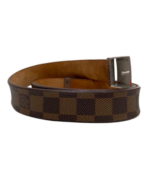 LOUIS VUITTON（ルイ ヴィトン）LOUIS VUITTON (ルイ ヴィトン) サンチュール キャレ ブラウンの古着・服飾アイテム