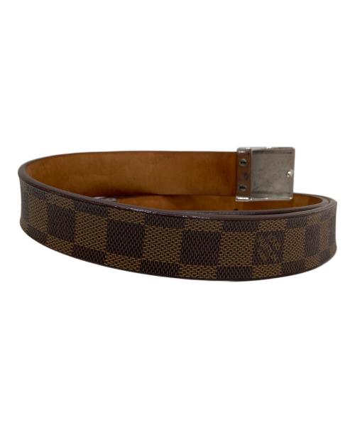LOUIS VUITTON（ルイ ヴィトン）LOUIS VUITTON (ルイ ヴィトン) サンチュール キャレ ブラウンの古着・服飾アイテム