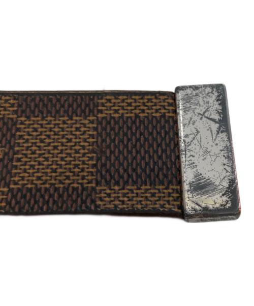 LOUIS VUITTON（ルイ ヴィトン）LOUIS VUITTON (ルイ ヴィトン) サンチュール キャレ ブラウンの古着・服飾アイテム