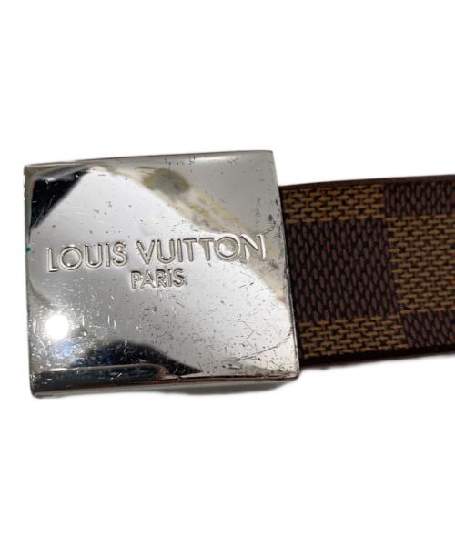 LOUIS VUITTON（ルイ ヴィトン）LOUIS VUITTON (ルイ ヴィトン) サンチュール キャレ ブラウンの古着・服飾アイテム