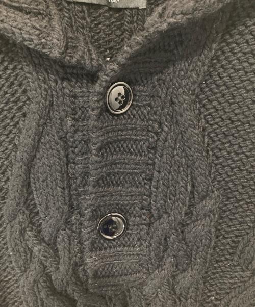 DOLCE & GABBANA（ドルチェ＆ガッバーナ）DOLCE & GABBANA (ドルチェ＆ガッバーナ) ハイネックケーブルニット ブラック サイズ:50の古着・服飾アイテム