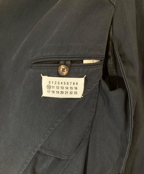 Maison Margiela（メゾンマルジェラ）Maison Margiela (メゾンマルジェラ) ピークド1Bジャケット ネイビー サイズ:48の古着・服飾アイテム