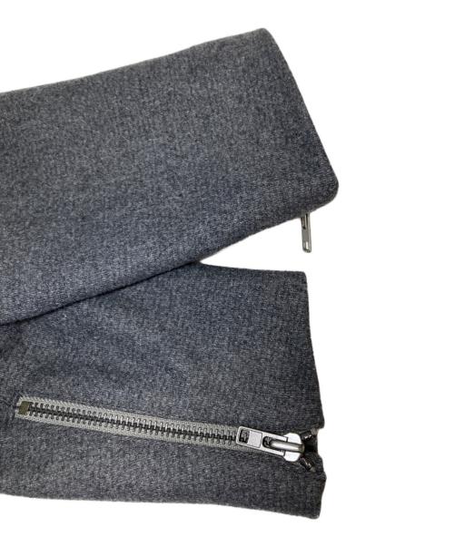 Maison Margiela（メゾンマルジェラ）Maison Margiela (メゾンマルジェラ) 切替ライダースジャケット  グレー サイズ:48の古着・服飾アイテム