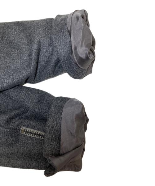 Maison Margiela（メゾンマルジェラ）Maison Margiela (メゾンマルジェラ) 切替ライダースジャケット  グレー サイズ:48の古着・服飾アイテム