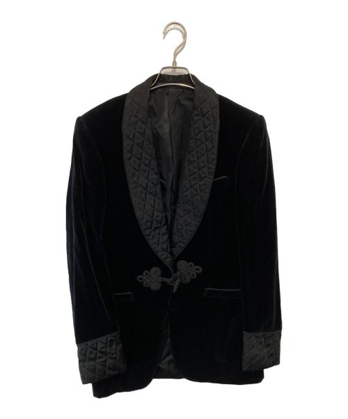 GUCCI（グッチ）GUCCI (グッチ) キルティングベロアジャケット ブラック サイズ:46の古着・服飾アイテム