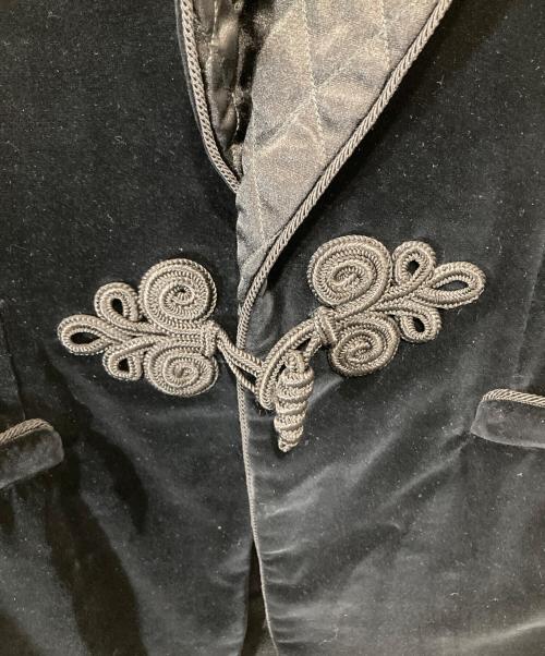 GUCCI（グッチ）GUCCI (グッチ) キルティングベロアジャケット ブラック サイズ:46の古着・服飾アイテム