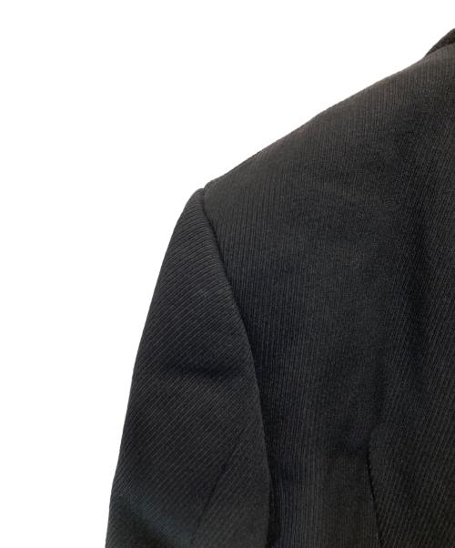 JULIUS（ユリウス）JULIUS (ユリウス) ウールリネンレイヤードコート ブラック サイズ:2の古着・服飾アイテム