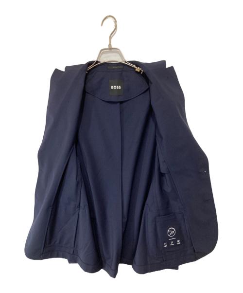 BOSS（ボス）BOSS (ボス) スリムフィットブレザー ウォッシャブル ウールブレンドセットアップスーツ ネイビー サイズ:50の古着・服飾アイテム