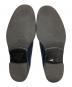 中古・古着 Maison Margiela (メゾンマルジェラ) シボ革レザーシューズ ネイビー サイズ:43：40000円