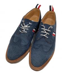 Thom Browne（トムブラウン）の古着「ウィングチップスウェードシューズ」｜ネイビー