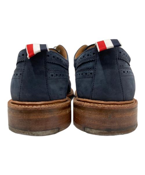 Thom Browne（トムブラウン）Thom Browne (トムブラウン) ウィングチップスウェードシューズ ネイビー サイズ:US10の古着・服飾アイテム